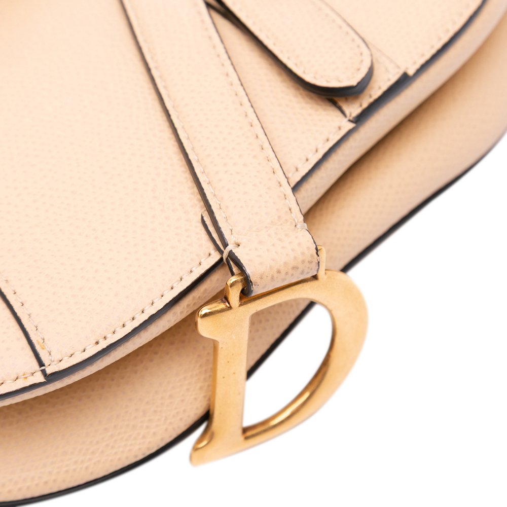 Pre-Loved Dior Mini Grained Calfskin Saddle Bag - Picture 7 of 10